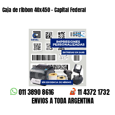 Caja de ribbon 40x450 - Capital Federal