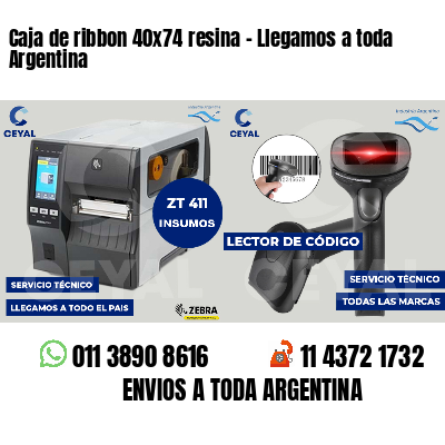 Caja de ribbon 40x74 resina - Llegamos a toda Argentina