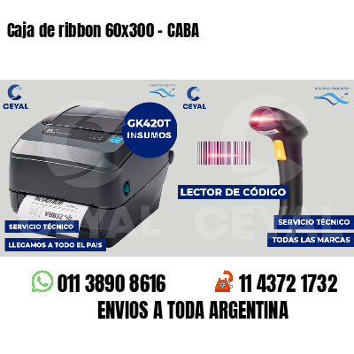 Caja de ribbon 60x300 - CABA