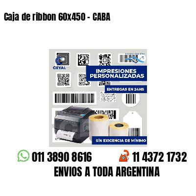 Caja de ribbon 60x450 - CABA