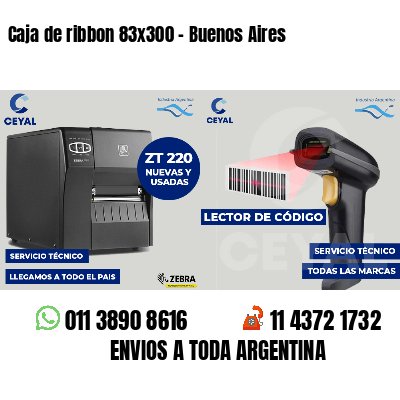 Caja de ribbon 83x300 - Buenos Aires