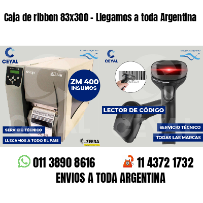 Caja de ribbon 83x300 - Llegamos a toda Argentina