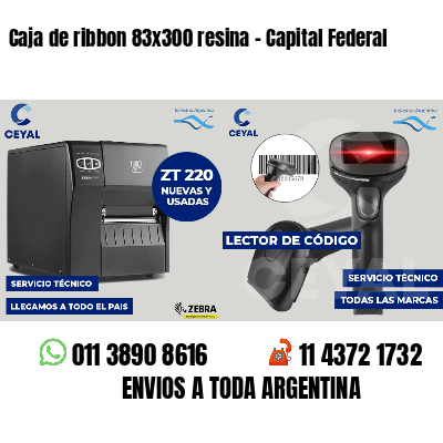 Caja de ribbon 83x300 resina - Capital Federal