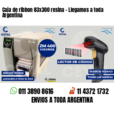 Caja de ribbon 83x300 resina - Llegamos a toda Argentina