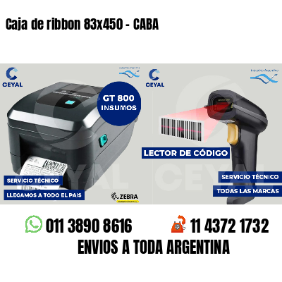 Caja de ribbon 83x450 - CABA