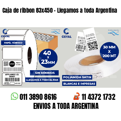 Caja de ribbon 83x450 - Llegamos a toda Argentina