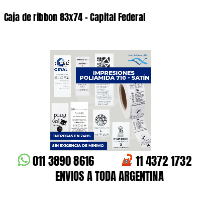 Caja de ribbon 83x74 - Capital Federal