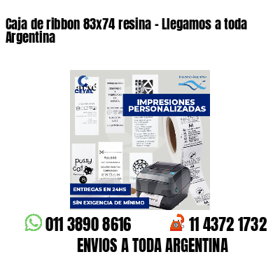 Caja de ribbon 83x74 resina - Llegamos a toda Argentina