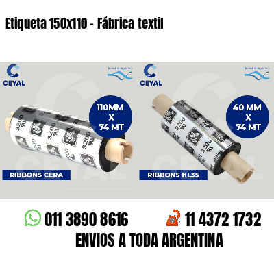 Etiqueta 150x110 - Fábrica textil