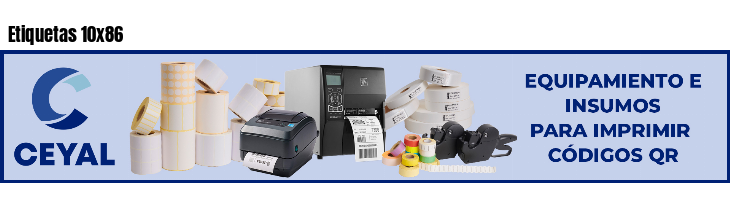 Etiquetas 10x86