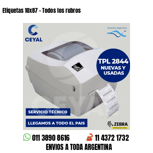 Etiquetas 10×87 – Todos los rubros