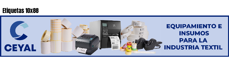 Etiquetas 10x88