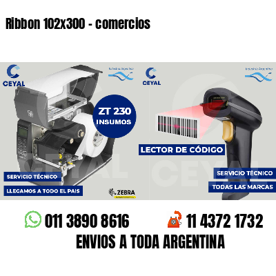 Ribbon 102x300 - comercios