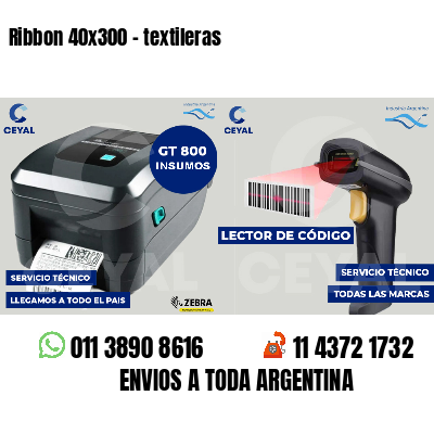 Ribbon 40x300 - textileras