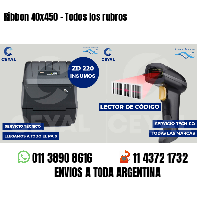 Ribbon 40x450 - Todos los rubros