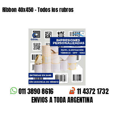 Ribbon 40x450 - Todos los rubros