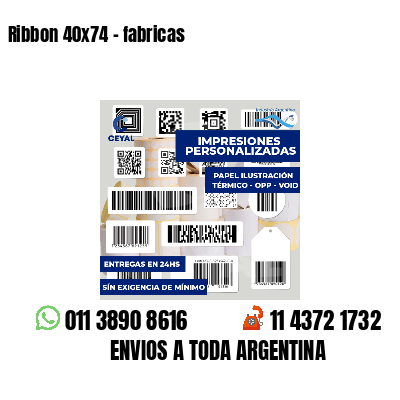 Ribbon 40x74 - fabricas