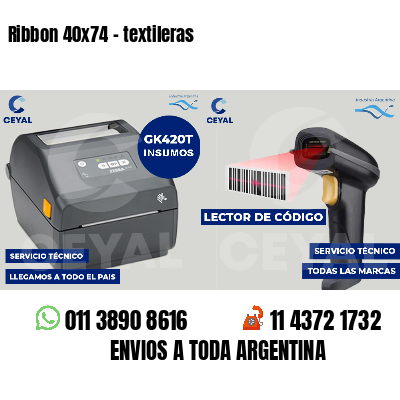 Ribbon 40x74 - textileras