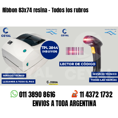 Ribbon 83x74 resina - Todos los rubros
