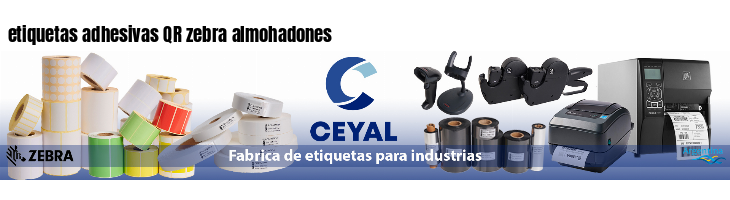 etiquetas adhesivas QR zebra almohadones