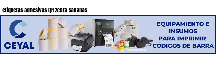 etiquetas adhesivas QR zebra sabanas