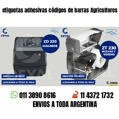 etiquetas adhesivas códigos de barras Agricultores