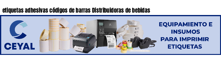 etiquetas adhesivas códigos de barras Distribuidoras de bebidas