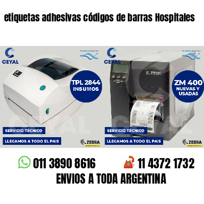 etiquetas adhesivas códigos de barras Hospitales