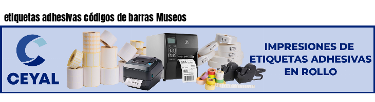 etiquetas adhesivas códigos de barras Museos