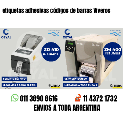 etiquetas adhesivas códigos de barras Viveros