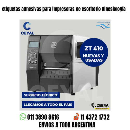 etiquetas adhesivas para impresoras de escritorio Kinesiología
