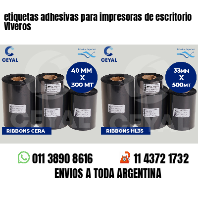 etiquetas adhesivas para impresoras de escritorio Viveros