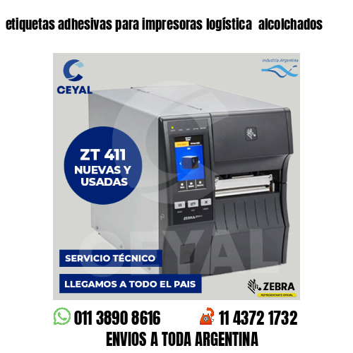 etiquetas adhesivas para impresoras logística  alcolchados