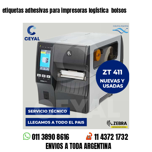 etiquetas adhesivas para impresoras logística  bolsos