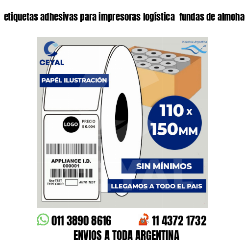 etiquetas adhesivas para impresoras logística  fundas de almohadas