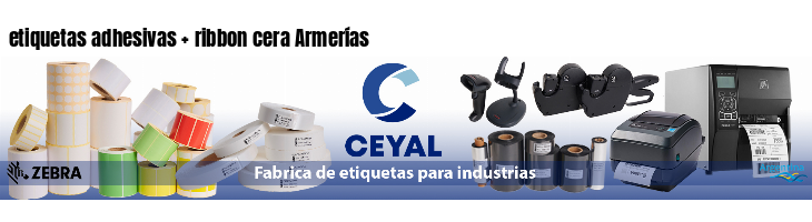 etiquetas adhesivas ribbon cera Armerías