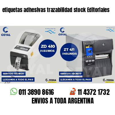 etiquetas adhesivas trazabilidad stock Editoriales