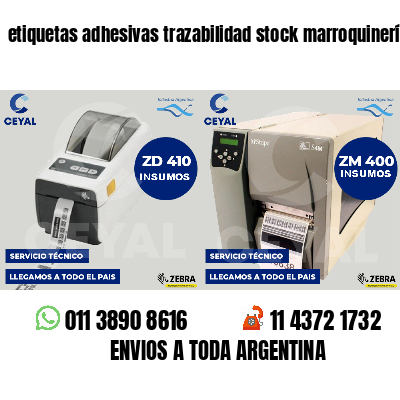 etiquetas adhesivas trazabilidad stock marroquinería