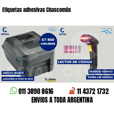 Etiquetas adhesivas Chascomús