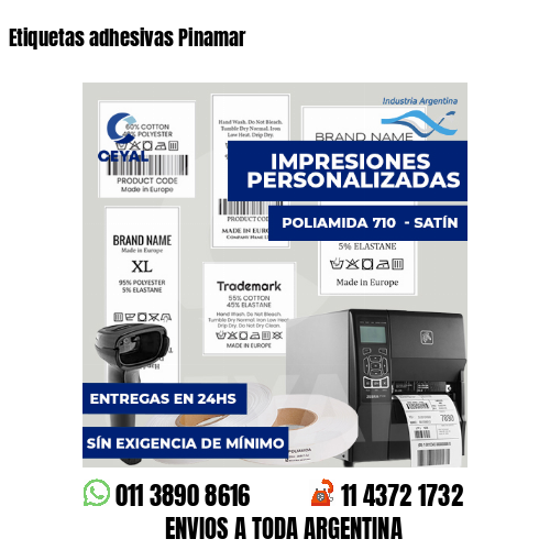 Etiquetas adhesivas Pinamar