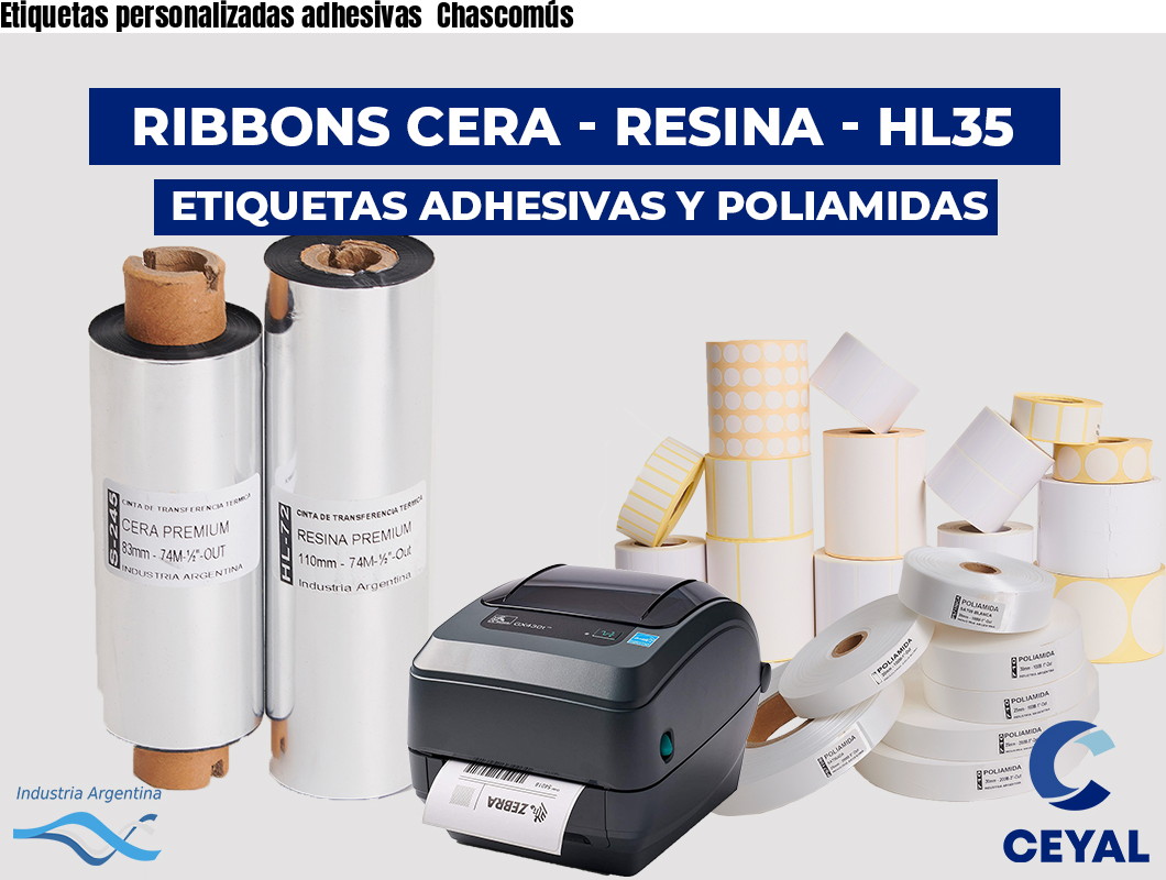 Etiquetas personalizadas adhesivas  Chascomús