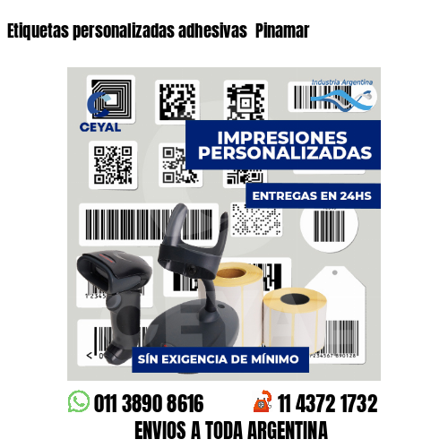 Etiquetas personalizadas adhesivas  Pinamar