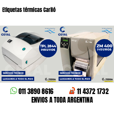 Etiquetas térmicas Cariló