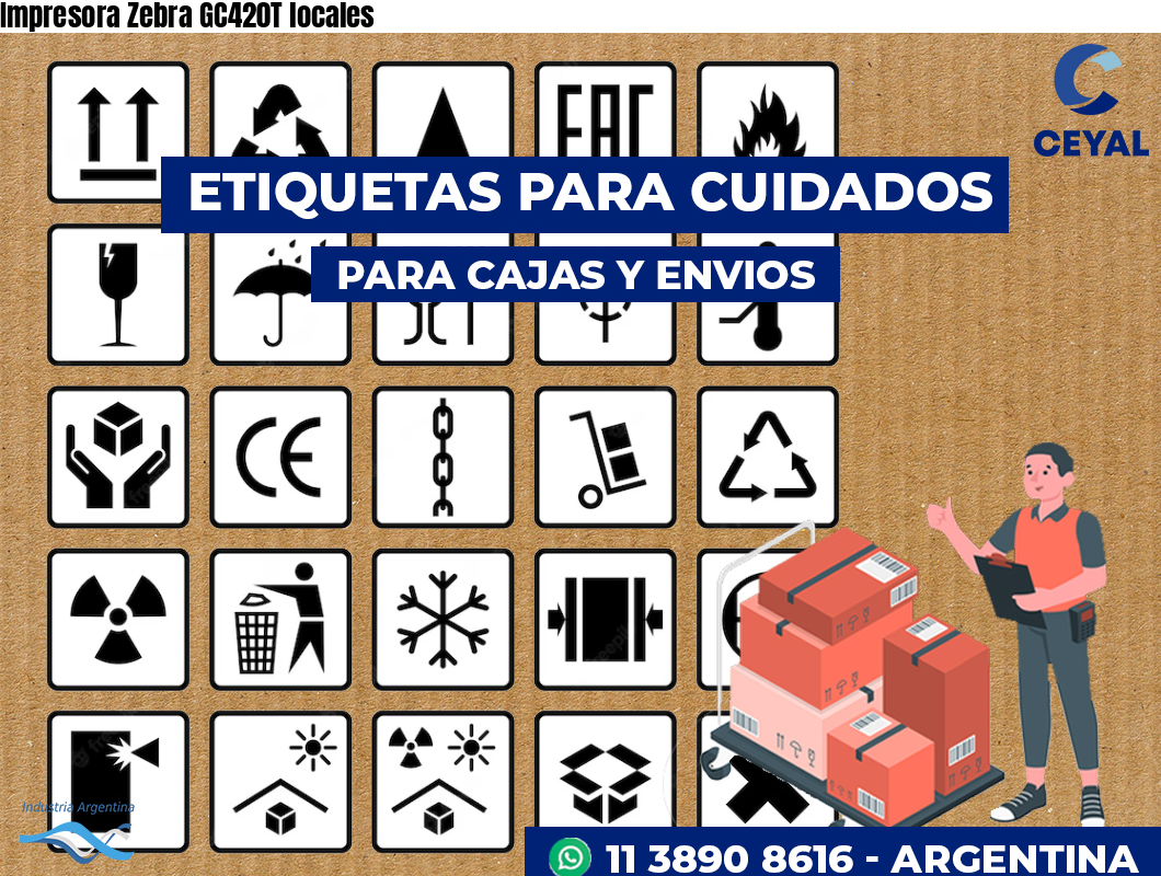Impresora Zebra GC420T locales