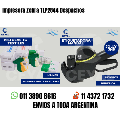 Impresora Zebra TLP2844 Despachos