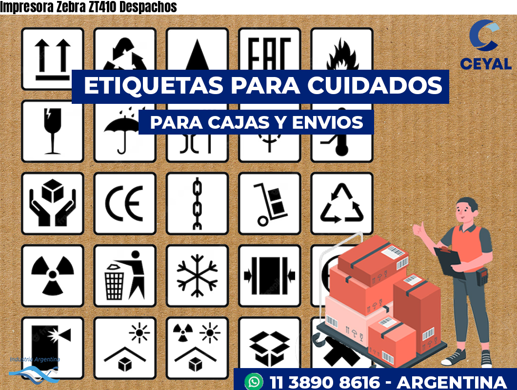 Impresora Zebra ZT410 Despachos