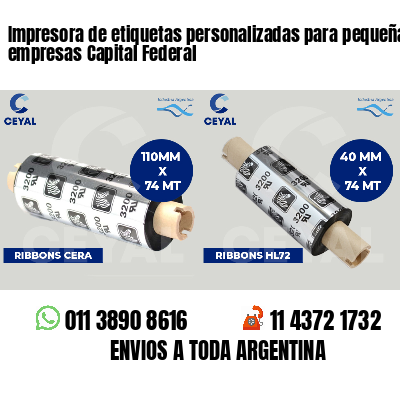 Impresora de etiquetas personalizadas para pequeñas empresas Capital Federal
