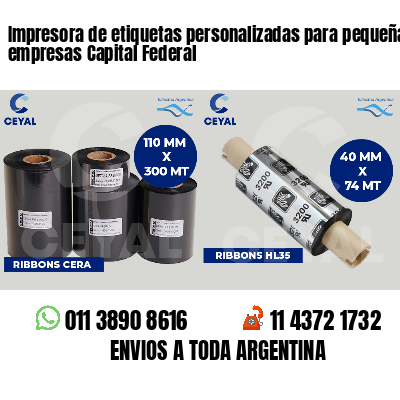 Impresora de etiquetas personalizadas para pequeñas empresas Capital Federal