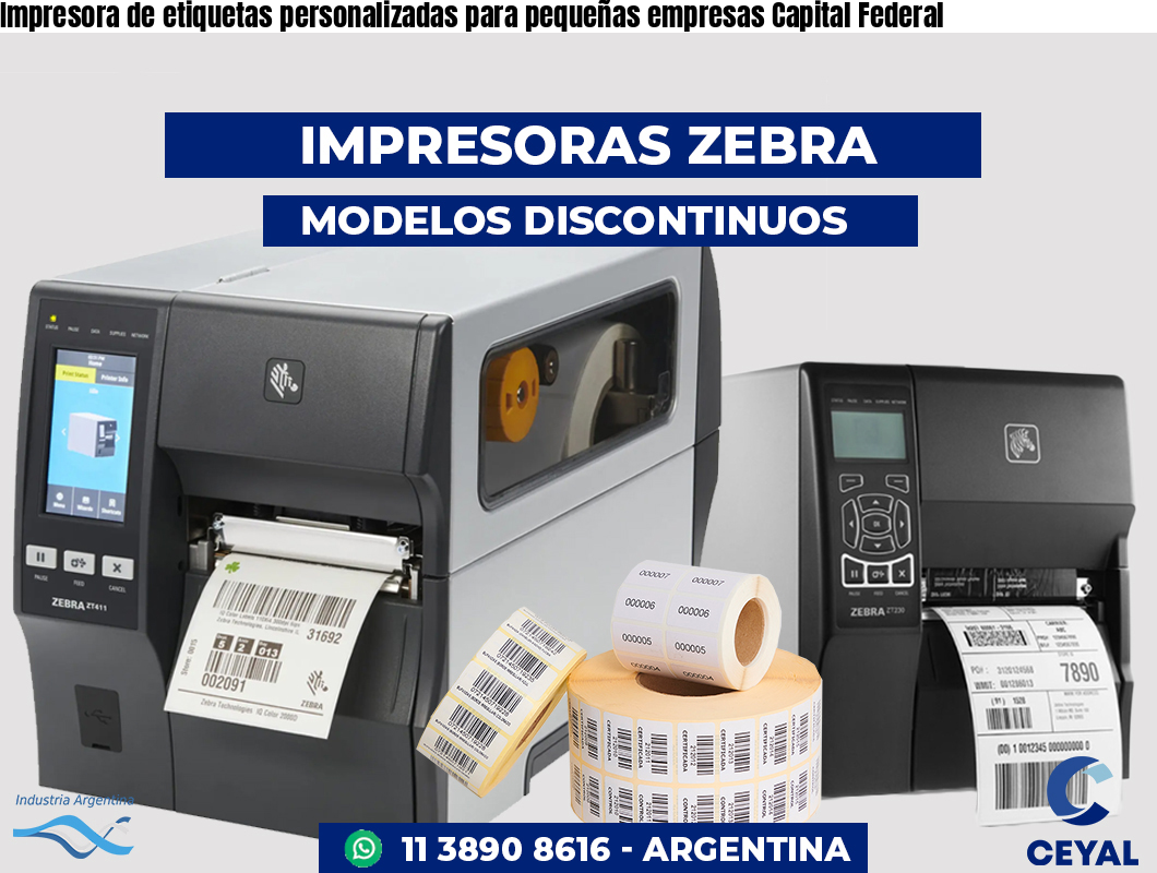 Impresora de etiquetas personalizadas para pequeñas empresas Capital Federal