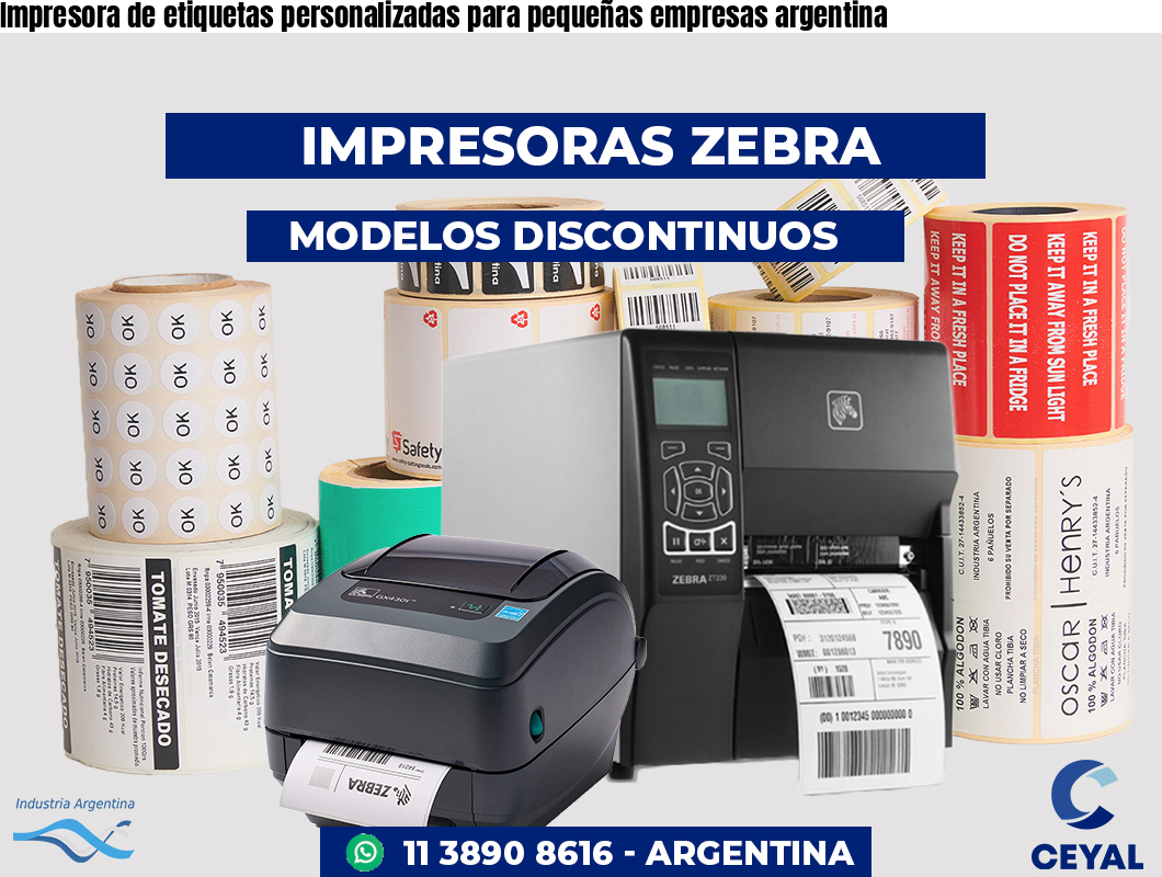 Impresora de etiquetas personalizadas para pequeñas empresas argentina